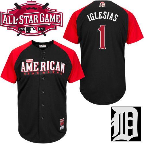 Custom 2015 #1 IGLESIAS Retro Stitched Baseball Jersey - Classic Edition