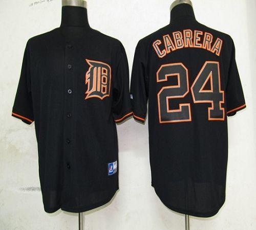 Custom #24 CABRERA Retro Stitched Baseball Jersey - Classic Edition