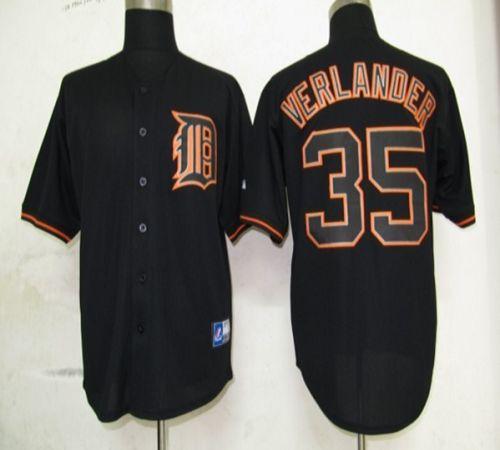 Custom #35 VERLANDER Retro Stitched Baseball Jersey - Classic Edition