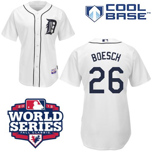 Custom 2012 #26 BOESCH Retro Stitched Baseball Jersey - Classic Edition