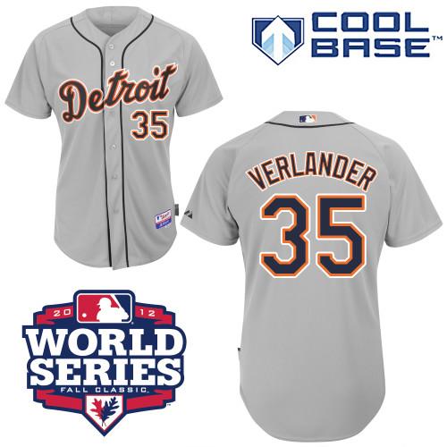 Custom 2012 #35 VERLANDER Retro Stitched Baseball Jersey - Classic Edition