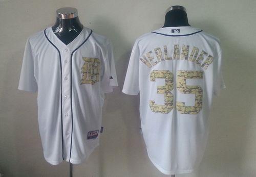 Custom #35 VERLANDER Retro Stitched Baseball Jersey - Classic Edition