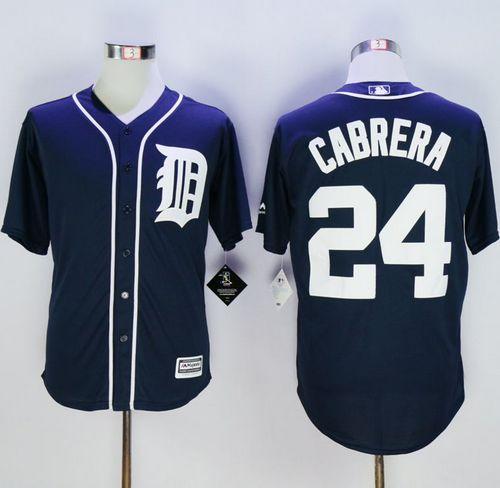 Custom #24 CABRERA Retro Stitched Baseball Jersey - Classic Edition