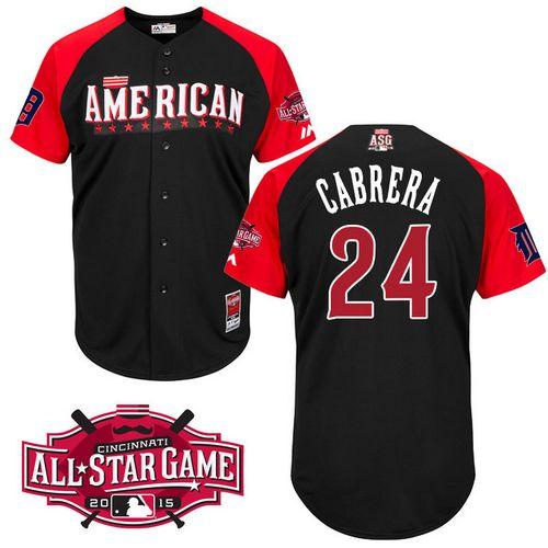 Custom 2015 #24 CABRERA Retro Stitched Baseball Jersey - Classic Edition