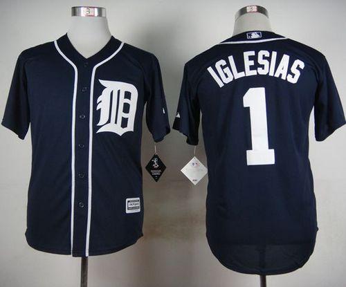 Custom #1 IGLESIAS Retro Stitched Baseball Jersey - Classic Edition