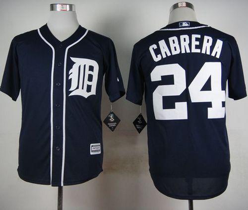 Custom #24 CABRERA Retro Stitched Baseball Jersey - Classic Edition