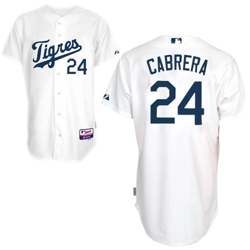 Custom #24 CABRERA Retro Stitched Baseball Jersey - Classic Edition
