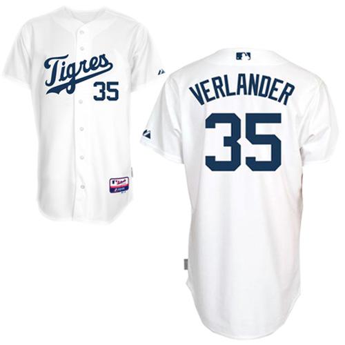 Custom #35 VERLANDER Retro Stitched Baseball Jersey - Classic Edition