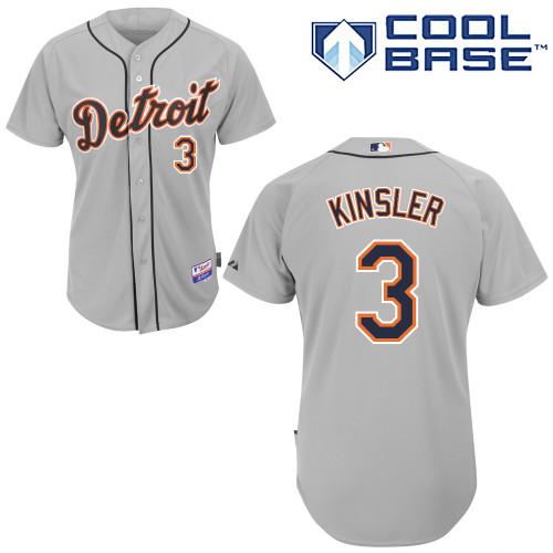 Custom #3 KINSLER Retro Stitched Baseball Jersey - Classic Edition