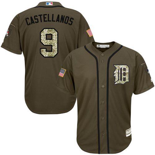 Custom #9 CASTELLANOS Retro Stitched Baseball Jersey - Classic Edition