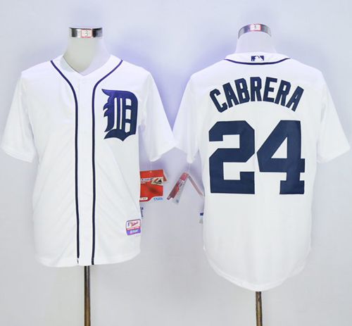 Custom #24 CABRERA Retro Stitched Baseball Jersey - Classic Edition