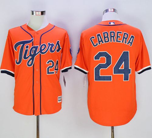 Custom #24 CABRERA Retro Stitched Baseball Jersey - Classic Edition