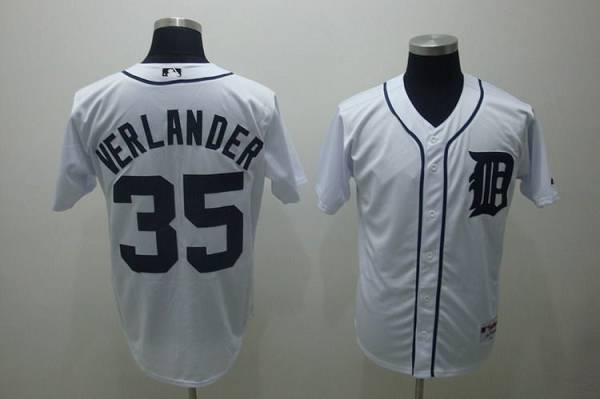 Custom #35 VERLANDER Retro Stitched Baseball Jersey - Classic Edition