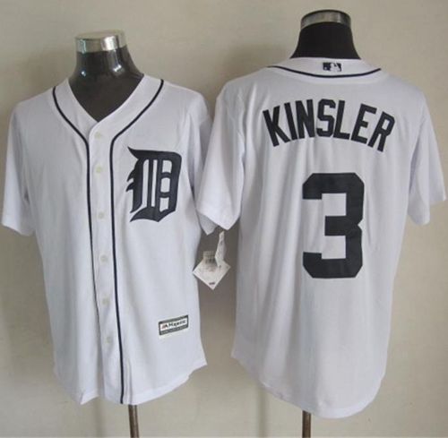 Custom #3 KINSLER Retro Stitched Baseball Jersey - Classic Edition
