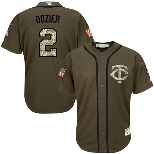 Custom #2 DOZIER Retro Stitched Baseball Jersey - Classic Edition