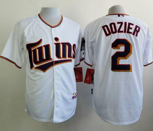 Custom #2 DOZIER Retro Stitched Baseball Jersey - Classic Edition