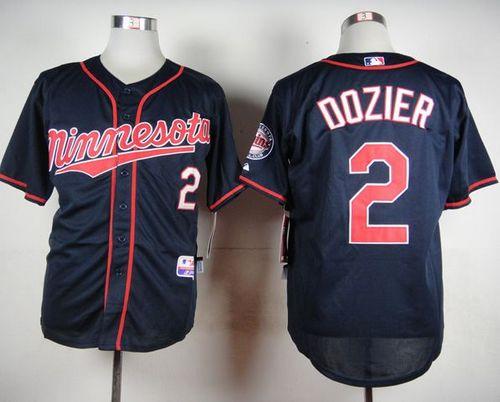 Custom #2 DOZIER Retro Stitched Baseball Jersey - Classic Edition