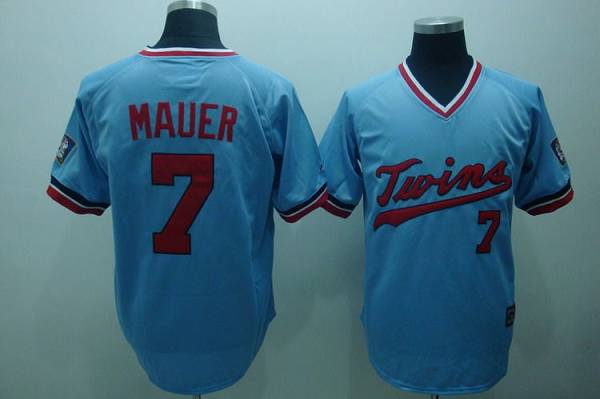 Custom #7 LIGHT Retro Stitched Baseball Jersey - Classic Edition