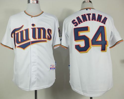 Custom #54 SANTANA Retro Stitched Baseball Jersey - Classic Edition