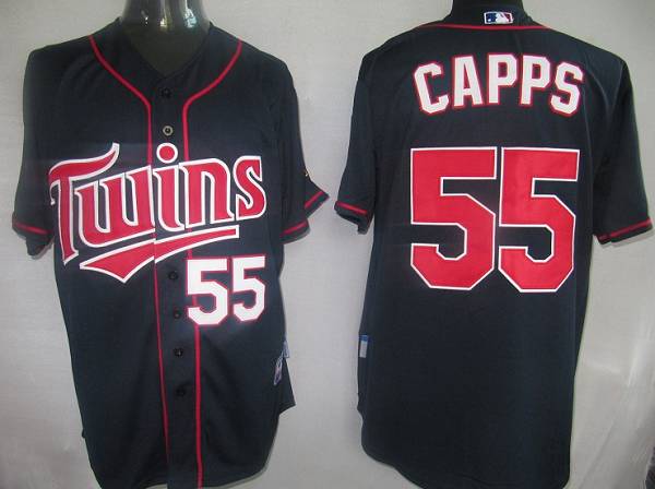 Custom #55 CAPPS Retro Stitched Baseball Jersey - Classic Edition