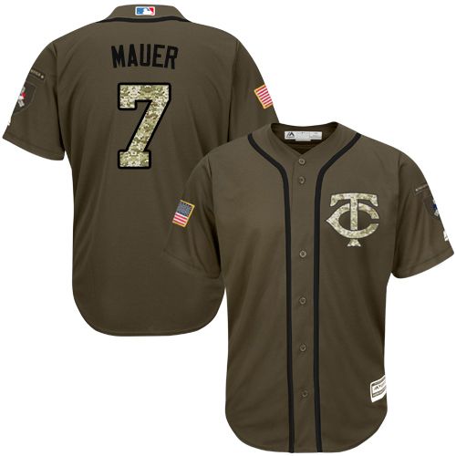 Custom #7 MAUER Retro Stitched Baseball Jersey - Classic Edition