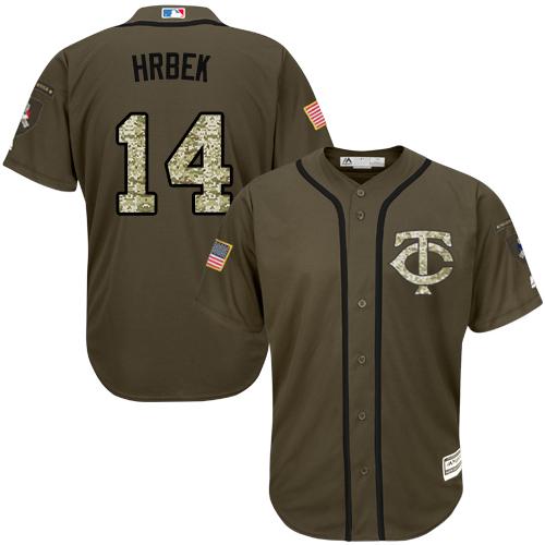 Custom #14 HRBEK Retro Stitched Baseball Jersey - Classic Edition