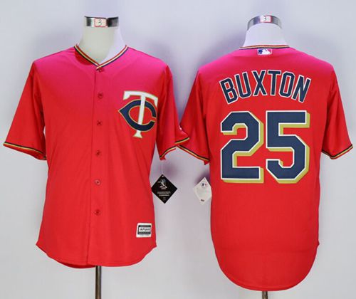 Custom #25 BUXTON Retro Stitched Baseball Jersey - Classic Edition
