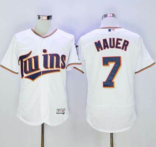 Custom #7 MAUER Retro Stitched Baseball Jersey - Classic Edition