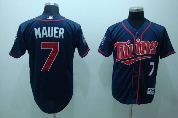 Custom #7 MAUER Retro Stitched Baseball Jersey - Classic Edition