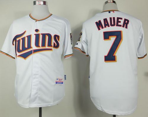 Custom #7 MAUER Retro Stitched Baseball Jersey - Classic Edition