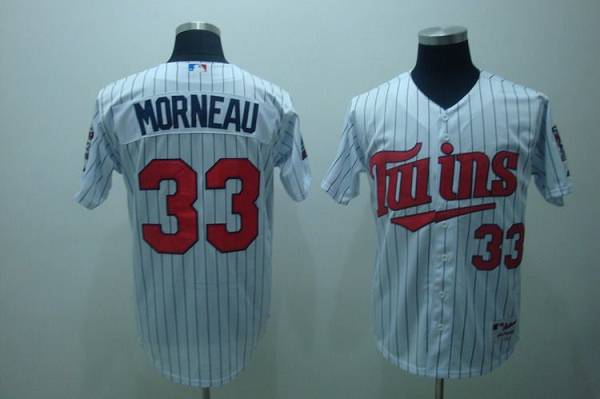 Custom #33 MORNEAU Retro Stitched Baseball Jersey - Classic Edition