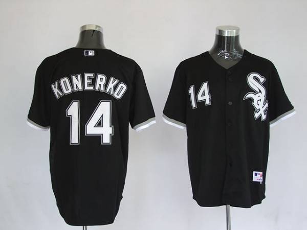 Custom #14 KONERKO Retro Stitched Baseball Jersey - Classic Edition