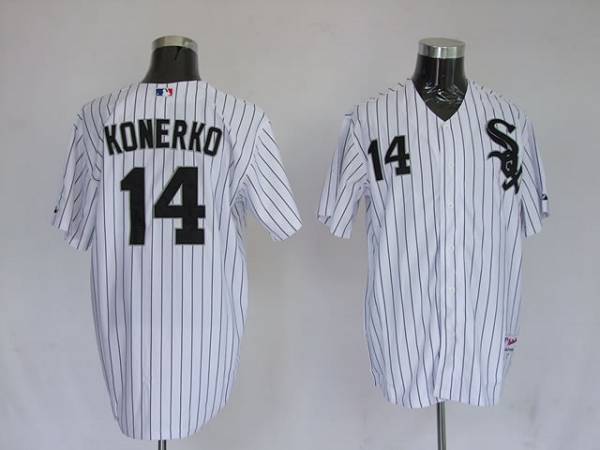 Custom #14 KONERKO Retro Stitched Baseball Jersey - Classic Edition