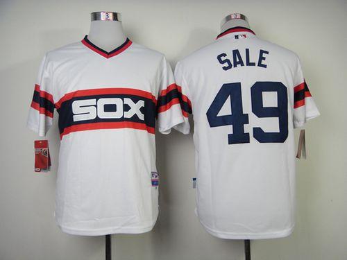 Custom #49 SALE Retro Stitched Baseball Jersey - Classic Edition