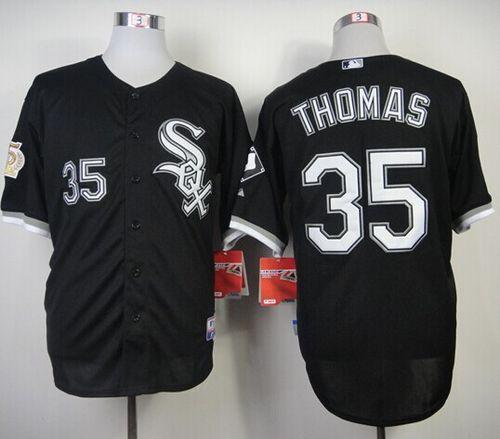 Custom #35 THOMAS Retro Stitched Baseball Jersey - Classic Edition