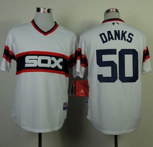 Custom #50 DANKS Retro Stitched Baseball Jersey - Classic Edition