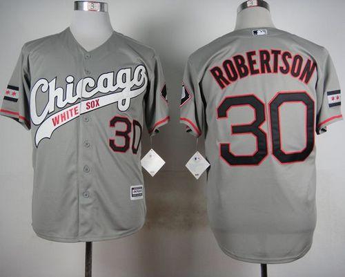 Custom #30 ROBERTSON Retro Stitched Baseball Jersey - Classic Edition