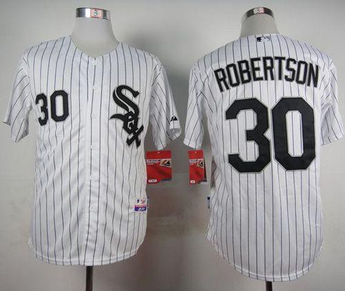 Custom #30 ROBERTSON Retro Stitched Baseball Jersey - Classic Edition