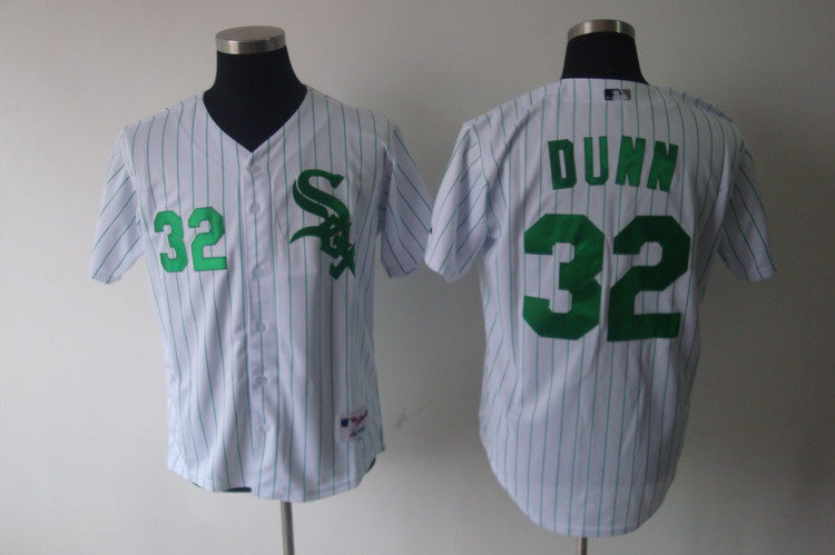 Custom #32 DUNN Retro Stitched Baseball Jersey - Classic Edition