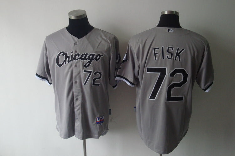 Custom #72 FISK Retro Stitched Baseball Jersey - Classic Edition