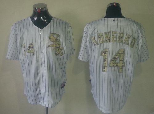 Custom #14 KONERKO Retro Stitched Baseball Jersey - Classic Edition