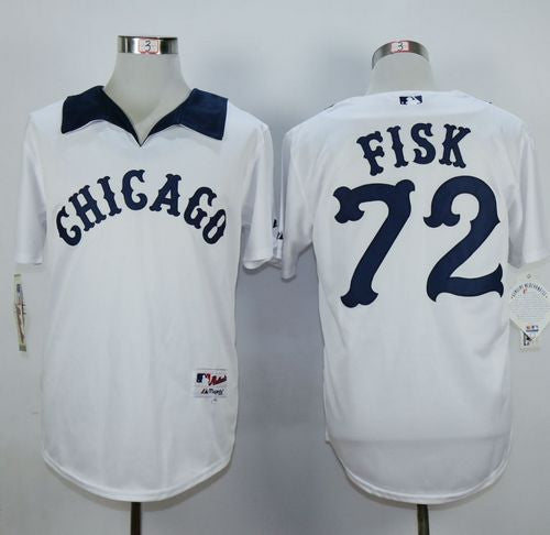 Custom 1976 #72 FISK Retro Stitched Baseball Jersey - Classic Edition