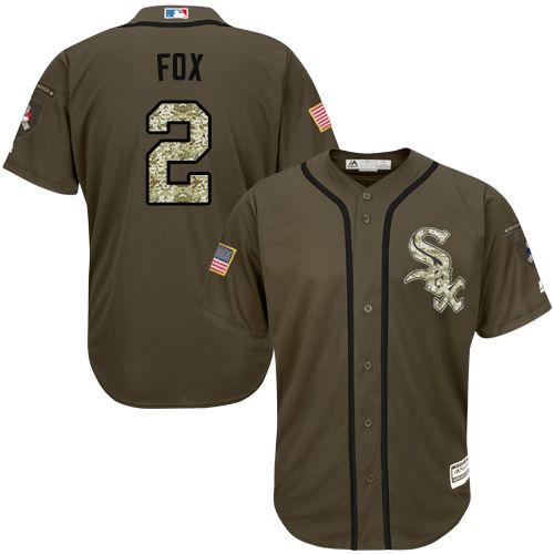 Custom #2 FOX Retro Stitched Baseball Jersey - Classic Edition