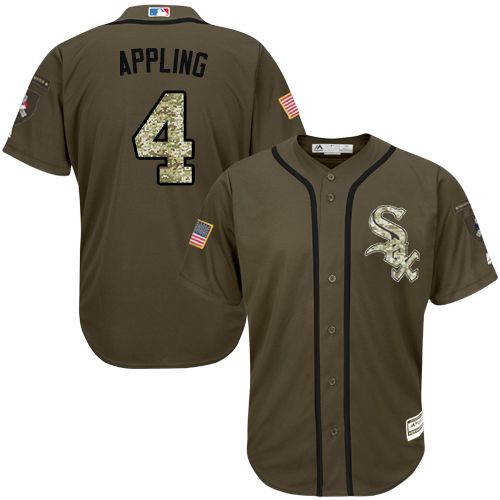 Custom #4 APPLING Retro Stitched Baseball Jersey - Classic Edition