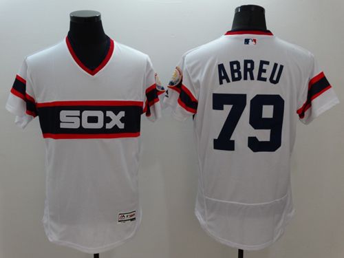 Custom #79 ABREU Retro Stitched Baseball Jersey - Classic Edition