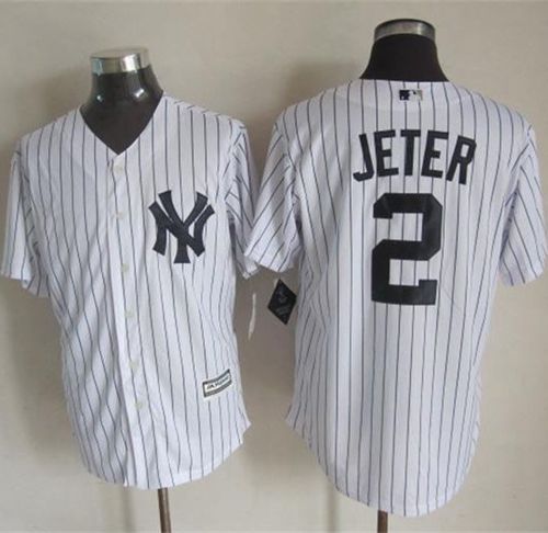 Custom #2 JETER Retro Stitched Baseball Jersey - Classic Edition