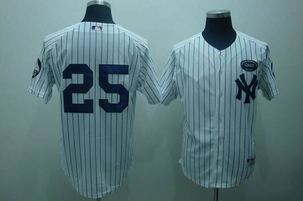 Custom #25 TEIXEIRA Retro Stitched Baseball Jersey - Classic Edition