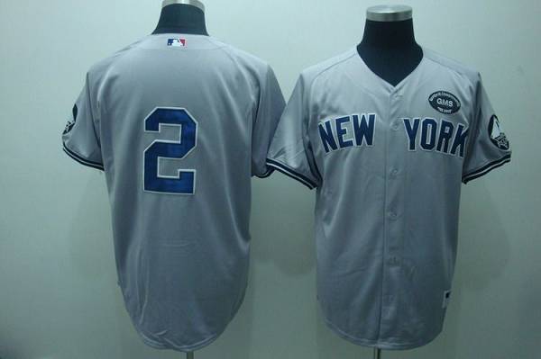 Custom #2 JETER Retro Stitched Baseball Jersey - Classic Edition