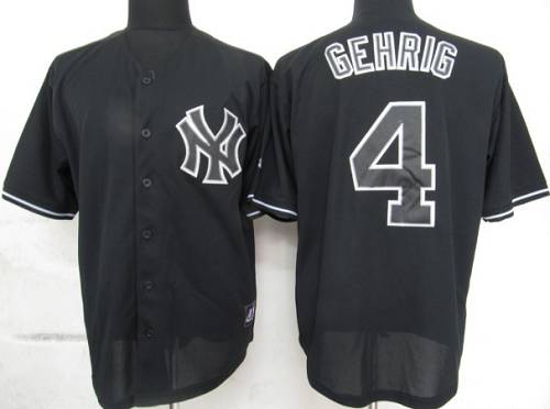 Custom #4 GEHRIG Retro Stitched Baseball Jersey - Classic Edition