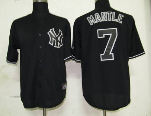 Custom #7 MANTLE Retro Stitched Baseball Jersey - Classic Edition